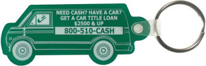 Promotional Key Chains: Van Shaped Keychains